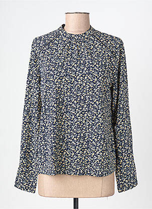 Chemisier coupe droite bleu ONLY femme