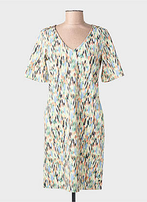 Robe courte blanc GARCIA femme