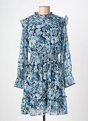 Robe mi-longue bleu ONLY femme