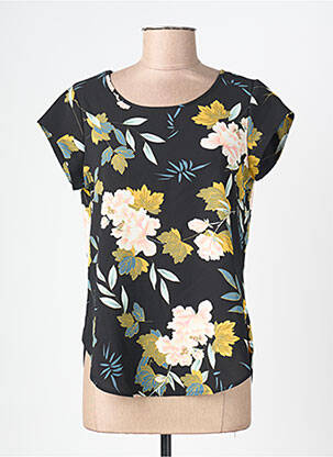 Top manches courtes manches courtes noir ONLY femme
