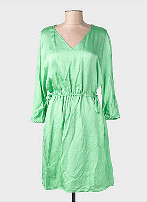 Robe mi-longue vert TOM TAILOR femme