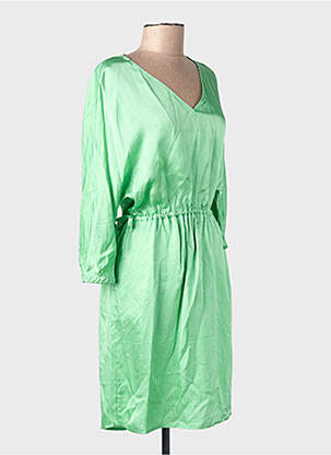Robe mi-longue vert TOM TAILOR femme