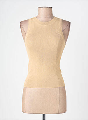 Débardeur marron MANGO femme