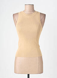Débardeur marron MANGO femme