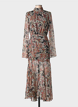 Robe longue noir MANGO femme