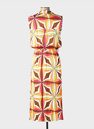 Robe longue orange AMELIE & AMELIE femme