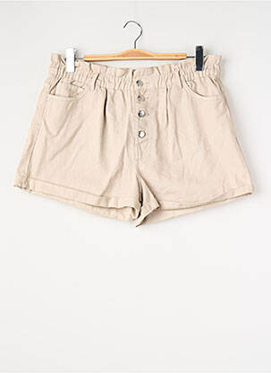 Short finition revers beige ONLY femme