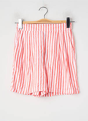 Short coupe droite rose PIECES femme