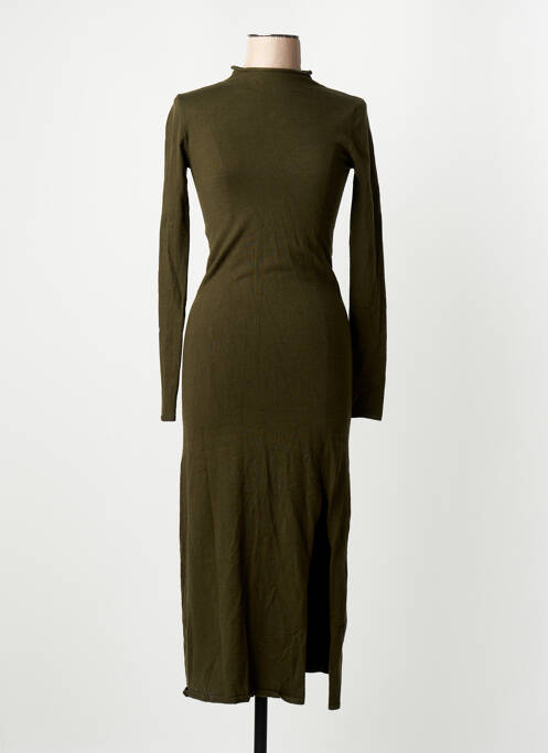 Robe longue vert MANGO femme
