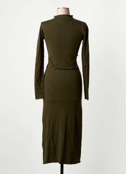 Robe longue vert MANGO femme