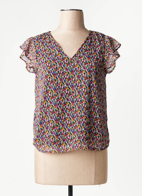 Blouse manches courtes manches courtes rose ONLY femme