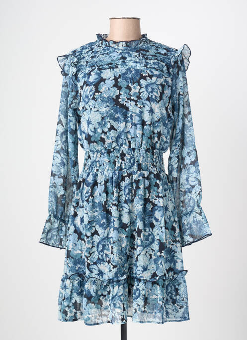 Robe mi-longue bleu ONLY femme