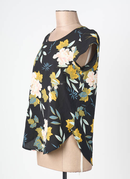 Top manches courtes manches courtes noir ONLY femme