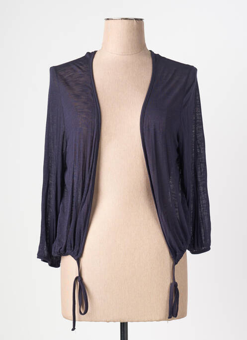 Gilet manches longues bleu STREET ONE femme