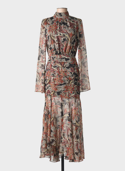 Robe longue noir MANGO femme