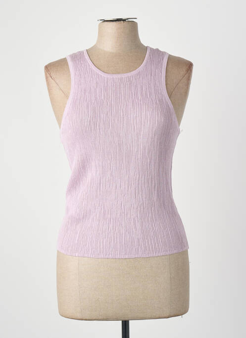 Débardeur violet MANGO femme