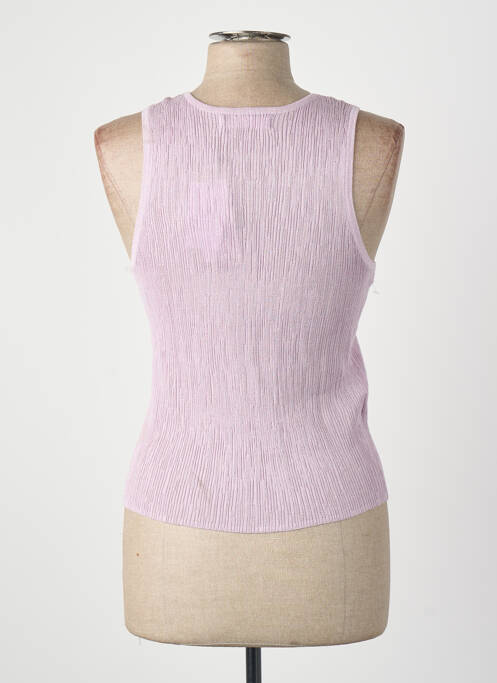 Débardeur violet MANGO femme