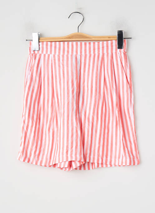 Short coupe droite rose PIECES femme