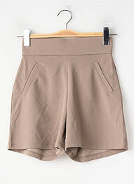 Short marron JACQUELINE DE YONG femme