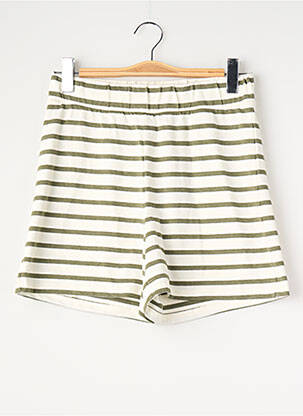 Short taille haute taille haute vert PIECES femme