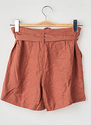 Short marron ONLY femme