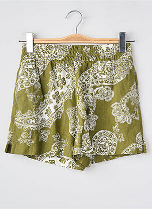 Short taille haute taille haute vert ONLY femme