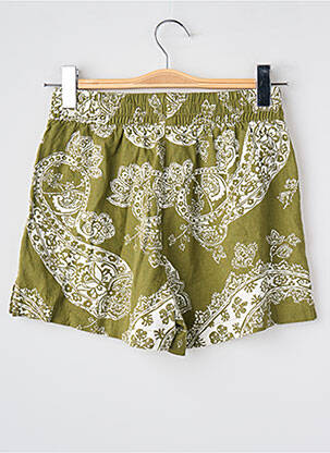 Short taille haute taille haute vert ONLY femme