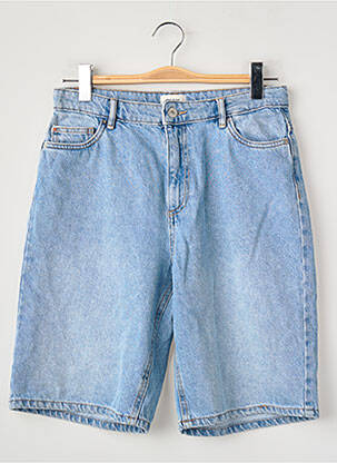 Bermuda coupe droite bleu ONLY femme