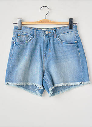 Short coupe droite bleu ONLY femme