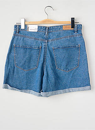 Short finition revers taille haute bleu ONLY femme