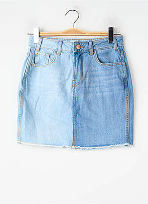 Jupe courte bleu ONLY femme