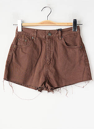 Short marron SUBDUED femme