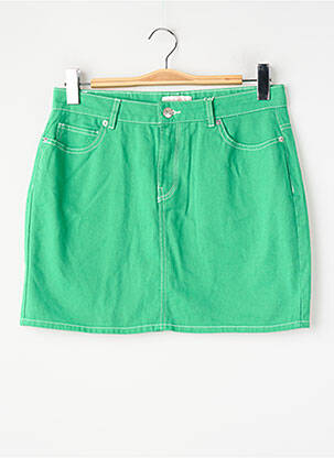Jupe courte vert ONLY femme