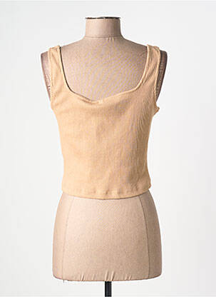 T-shirt marron PIECES femme