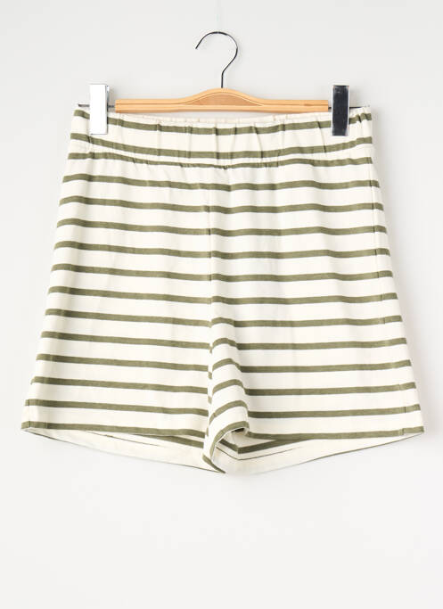 Short taille haute taille haute vert PIECES femme