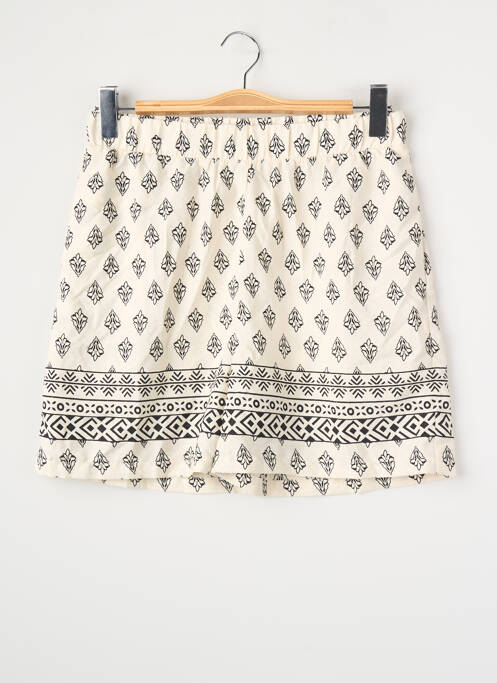 Short coupe droite blanc VILA femme