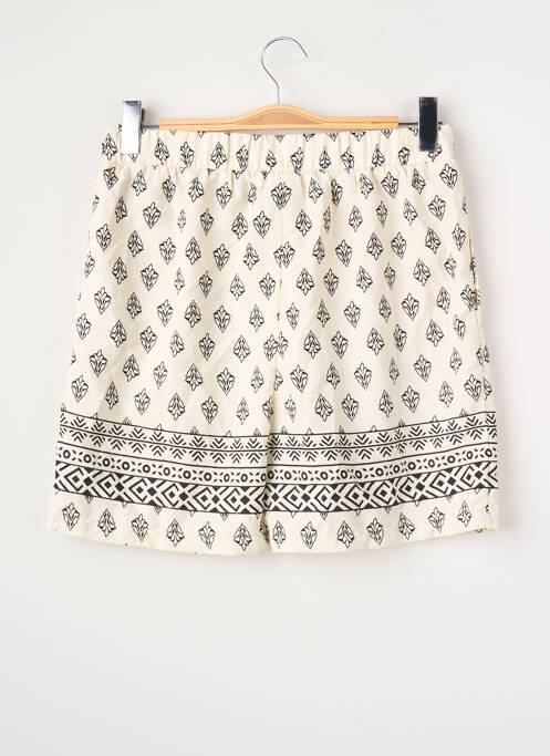 Short coupe droite blanc VILA femme