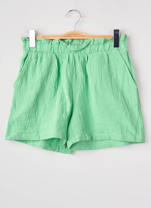 Short coupe droite vert JACQUELINE DE YONG femme