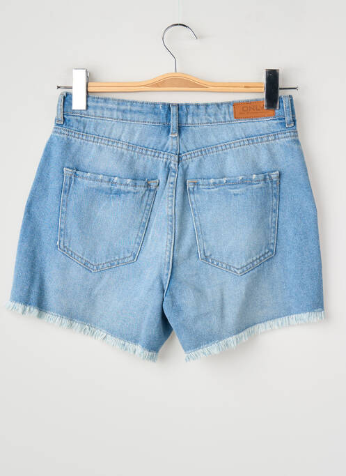 Short coupe droite bleu ONLY femme