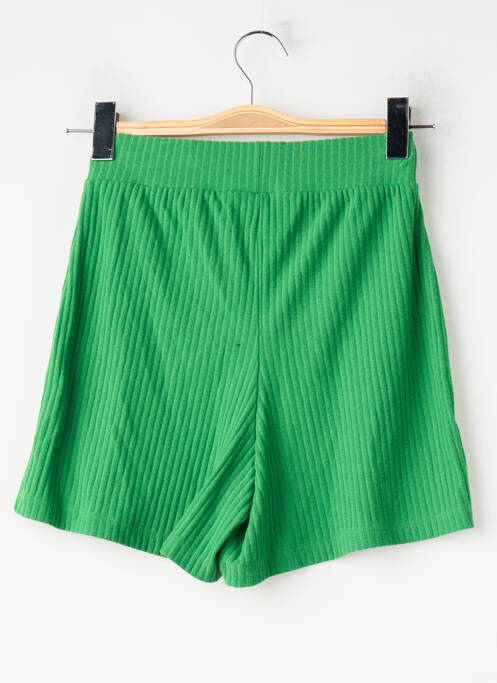 Short coupe droite vert ONLY femme