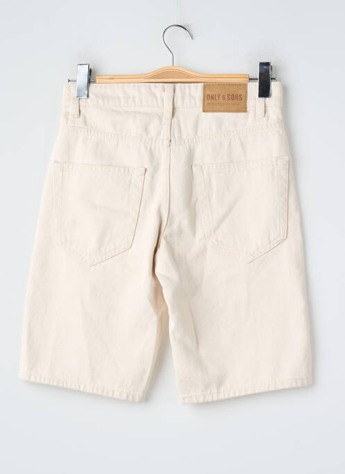 Short taille normale taille normale beige ONLY&SONS homme