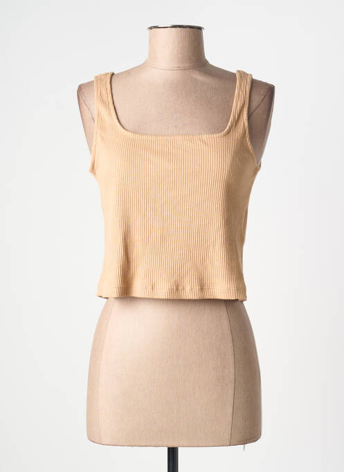 T-shirt marron PIECES femme