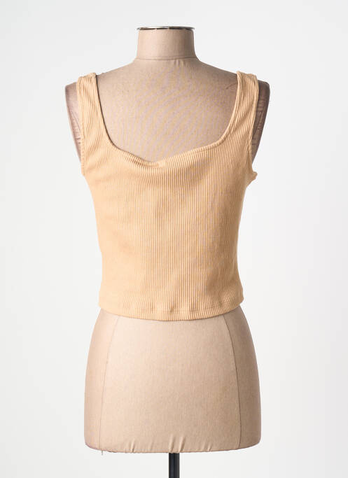 T-shirt marron PIECES femme