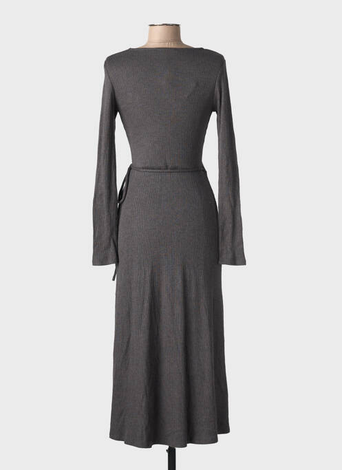 Robe longue gris MANGO femme
