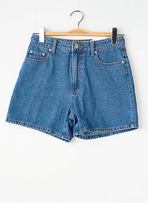 Short coupe droite bleu ONLY femme