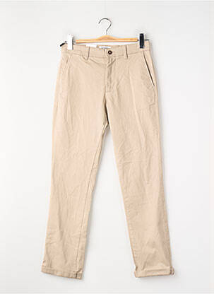 Pantalon chino beige JACK & JONES homme