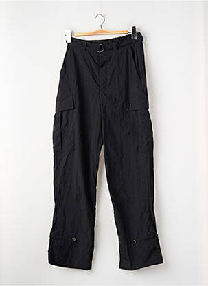Pantalon cargo noir YUGEN femme