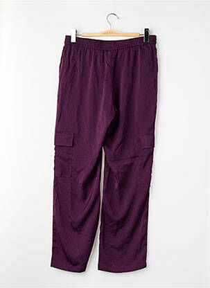Pantalon droit taille normale taille normale violet VILA femme