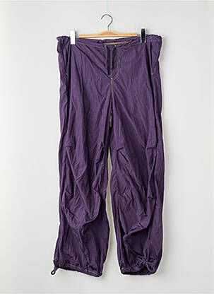 Pantalon large taille basse violet JJXX femme