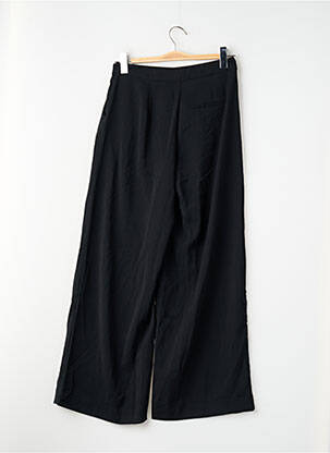Pantalon large taille haute taille haute noir JACQUELINE DE YONG femme